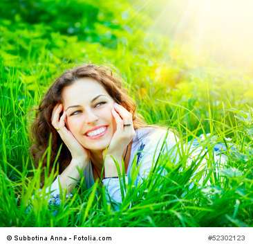 Beautiful Young Woman Outdoors. Enjoy Nature