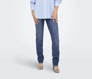 Model in Slim Fit Jeans Only