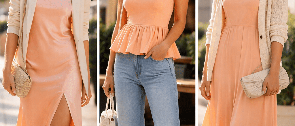 Outfits in Apricot