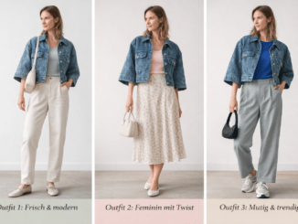 Kurze Jeansjacken mit weiten Ärmeln: Der neue Denim-Trend für den Frühling