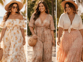 Luftige Boho Sommer-Outfits für Plus Size Ladies