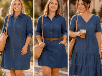 Jeanskleider für Plus Size Figuren