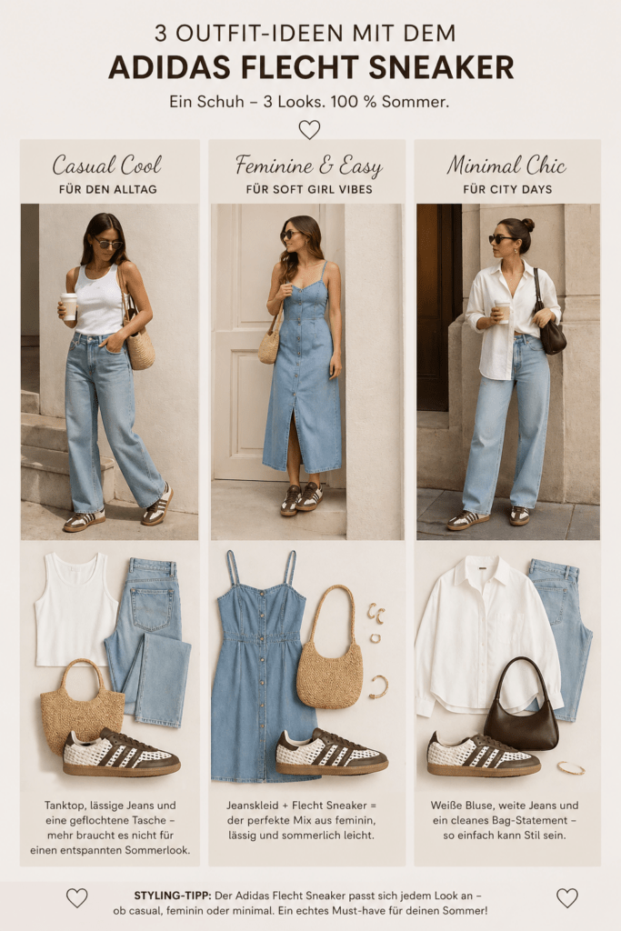 Der Adidas Samba OG: 3 Outfits 