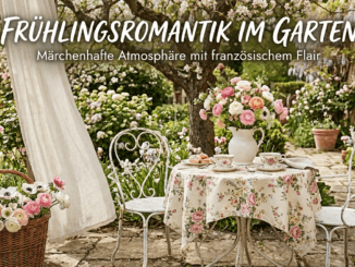 Frühlingsromantik im Garten – französisch stilecht