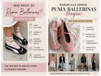 Trendige Puma Ballerina cool kombinieren
