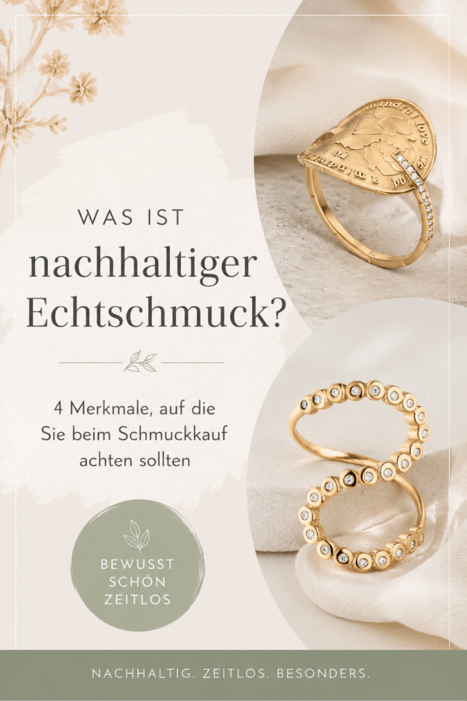 Was ist nachhaltiger Echtschmuck?