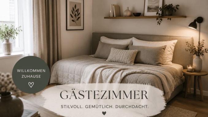 Gästezimmer modern einrichten: stilvoll, gemütlich und flexibel wohnen