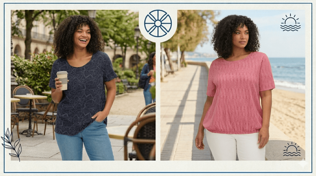Kleinkariert oder Großformat? Welche Muster für die Plus Size Figur