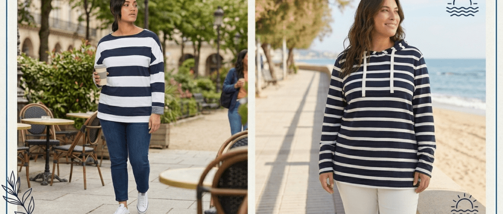 Querstreifen für die Plus Size Figur? Na klar!