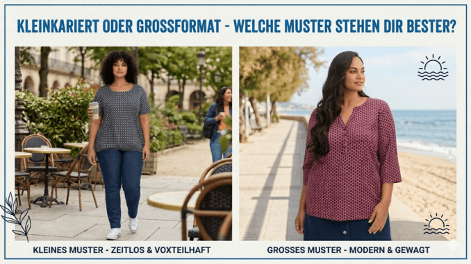 Kleinkariert oder Großformat? Welche Muster für die Plus Size Figur