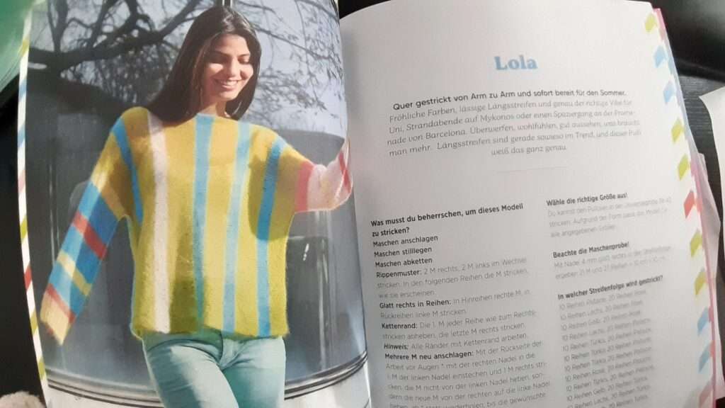 Rezension Strickbuch: No Drama – Just Stripes