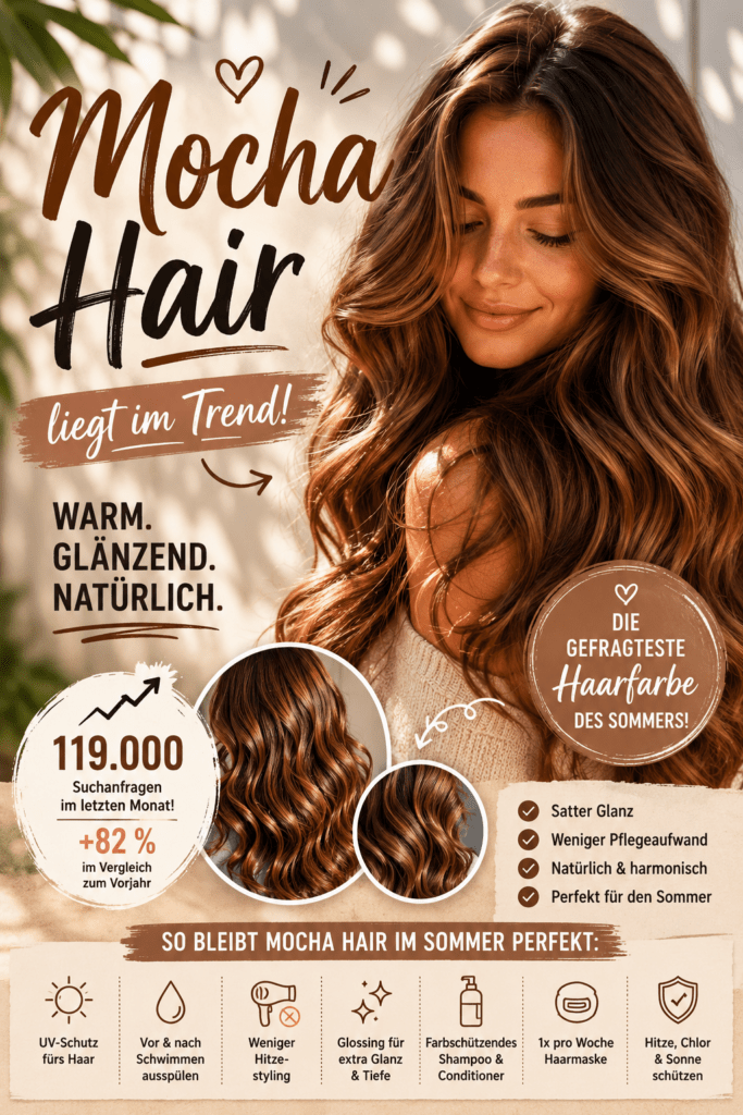 Mocha Hair im Trend: Brauntöne immer beliebter