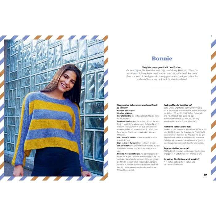 Rezension Strickbuch: No Drama – Just Stripes