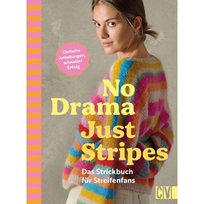 Rezension Strickbuch: No Drama – Just Stripes