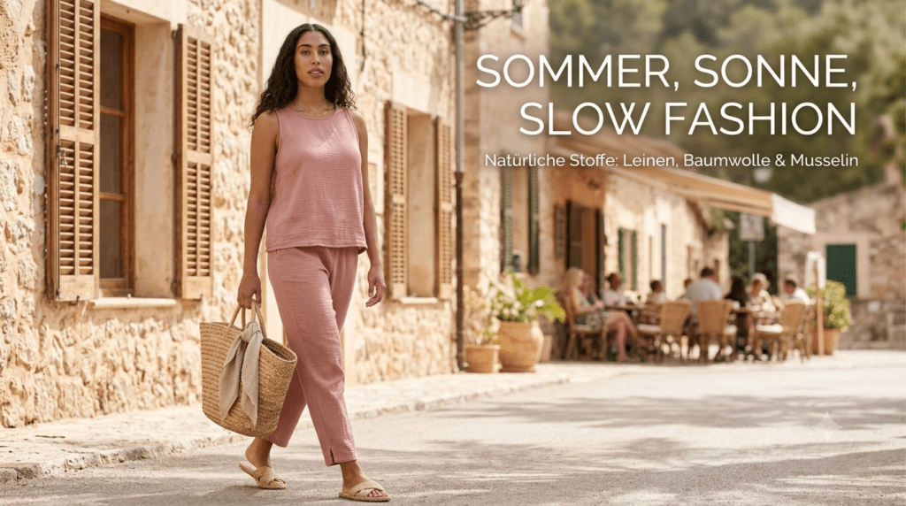 Warum Leinen, Baumwolle und Musselin im heißen Sommer die Favoriten sind