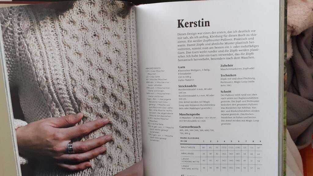 Auszug aus dem Buch „Schwedisches Strickdesign“ von Anna Sjösvärd