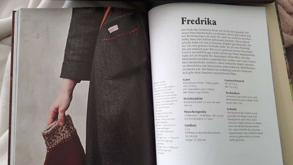 Auszug aus dem Buch Rezension „Schwedisches Strickdesign“ von Anna Sjösvärd