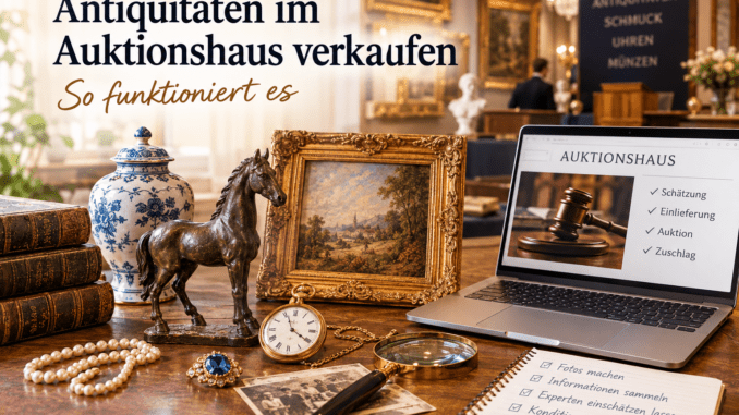 Antiquitäten im Auktionshaus verkaufen: So funktioniert es