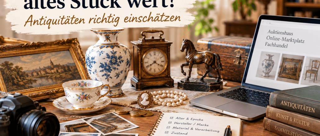 Was ist mein altes Stück wert? Antiquitäten richtig einschätzen