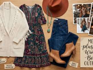 Boho-Style im Winter für Plus-Size-Figuren: 3 warme & kaschierende Outfit-Ideen (Größe 44+)